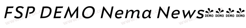 FSP DEMO Nema News字体转换 FSP DEMO Nema News字体转换